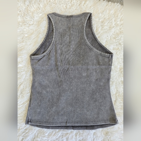Automet Washed Rib Tank Top. Size Large. New. - Picture 3 of 8